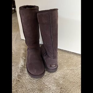 UGG Classic Tall II Boot, Size 9, Color Chocolate